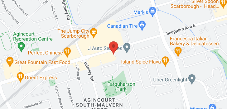 map of 4505 SHEPPARD AVE E